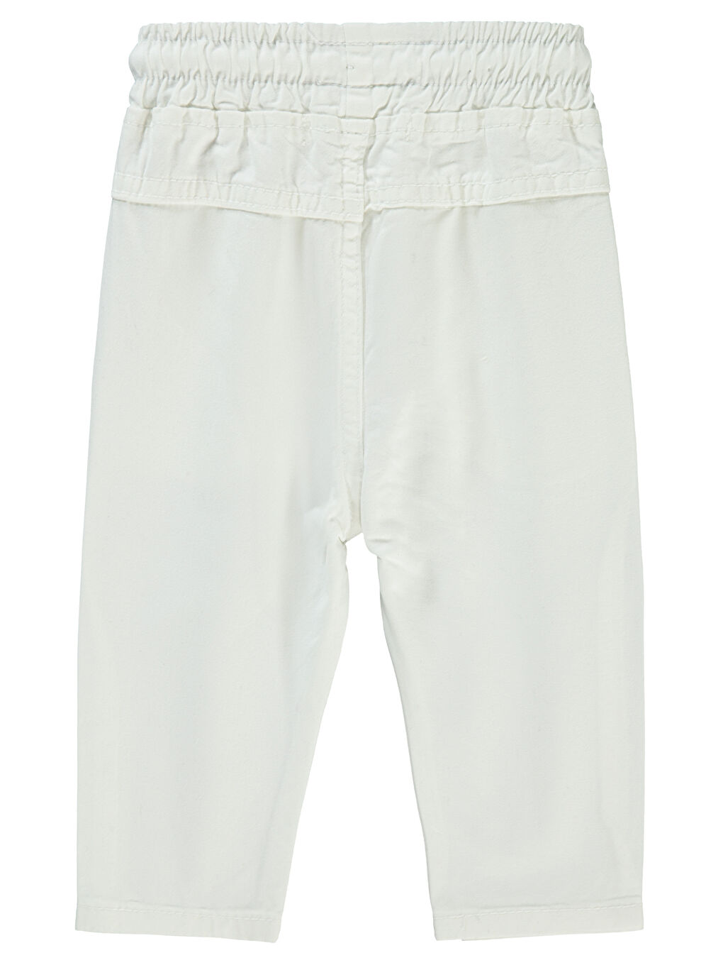 Baby Erkek Bebek Pantolon 6-18 Ay Beyaz-1