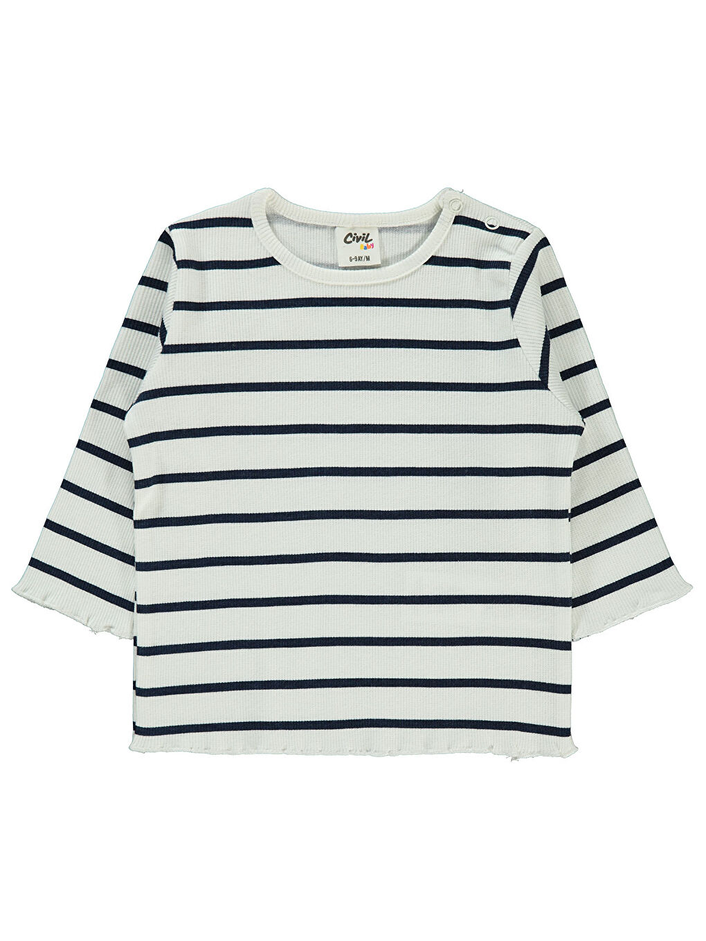 Baby Kız Bebek Sweatshirt 6-18 Ay Lacivert