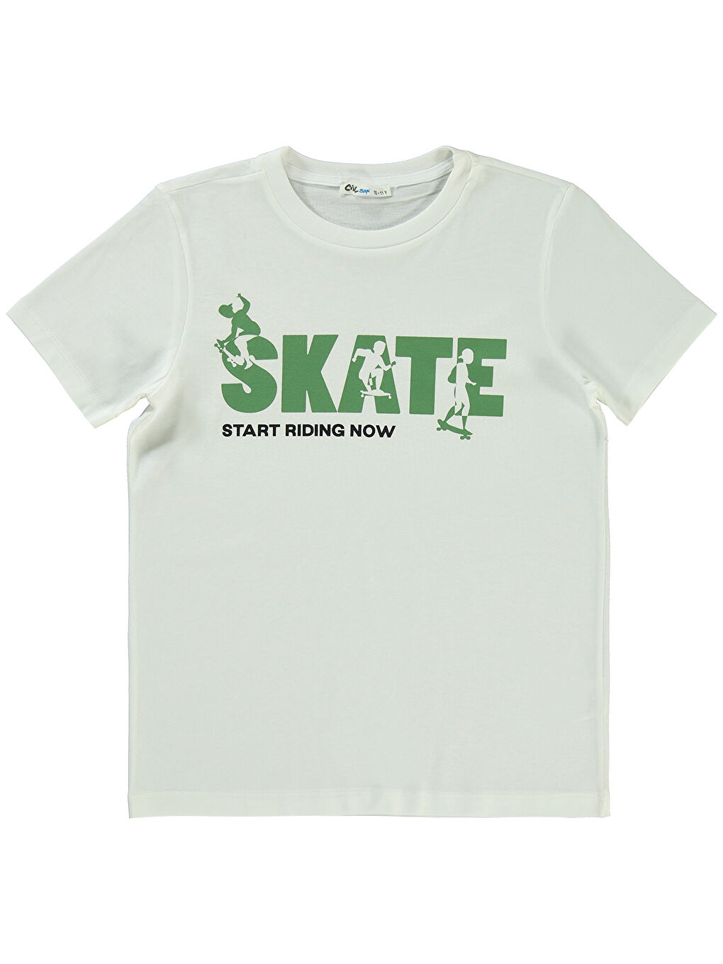 Boys Erkek Çocuk Tişörtlü Gömlek 10-13 Yaş Açık Haki-3