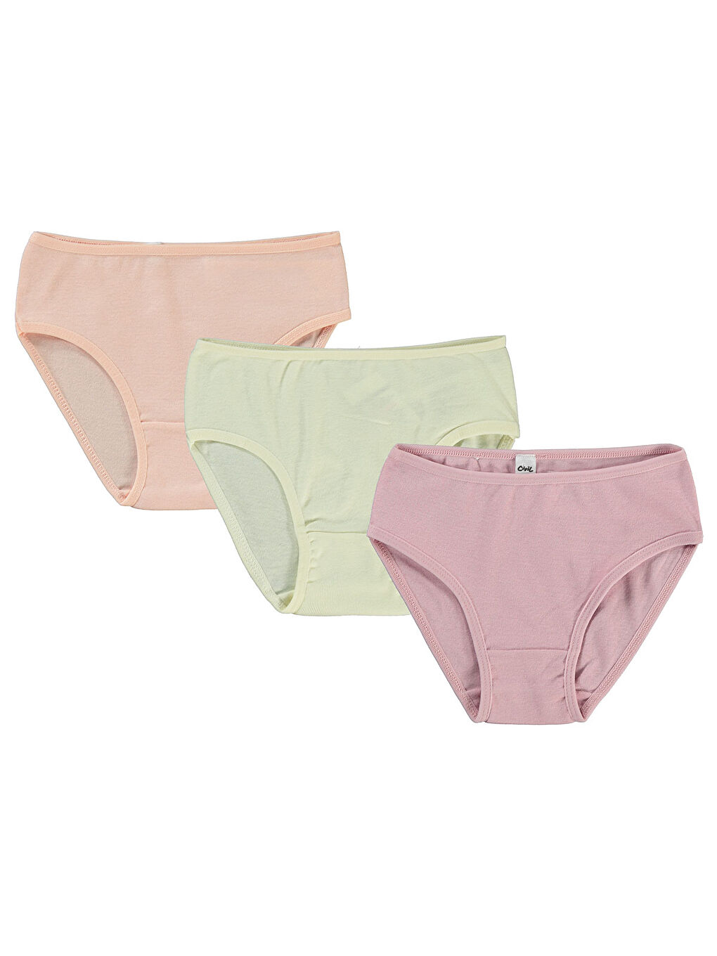 Girls Kız Çocuk 3'lü Külot Set 2-10 Yaş Lila