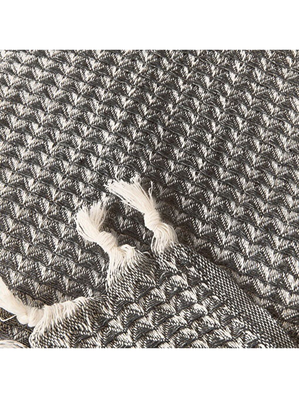 Soft Punto Çift Kişilik Yatak Örtüsü - Siyah - 200x230 cm-2