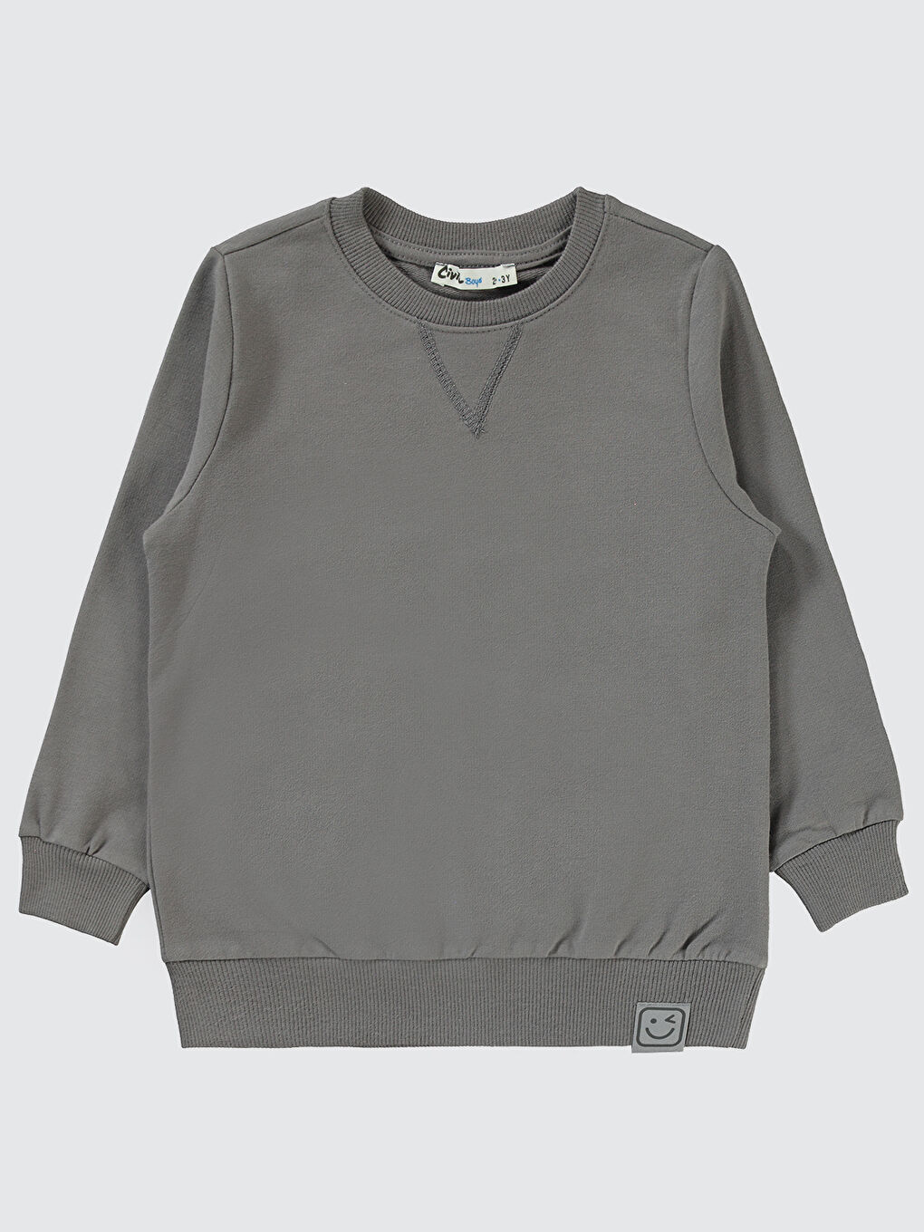 Erkek Çocuk Sweatshirt 2-5 Yaş Antrasit