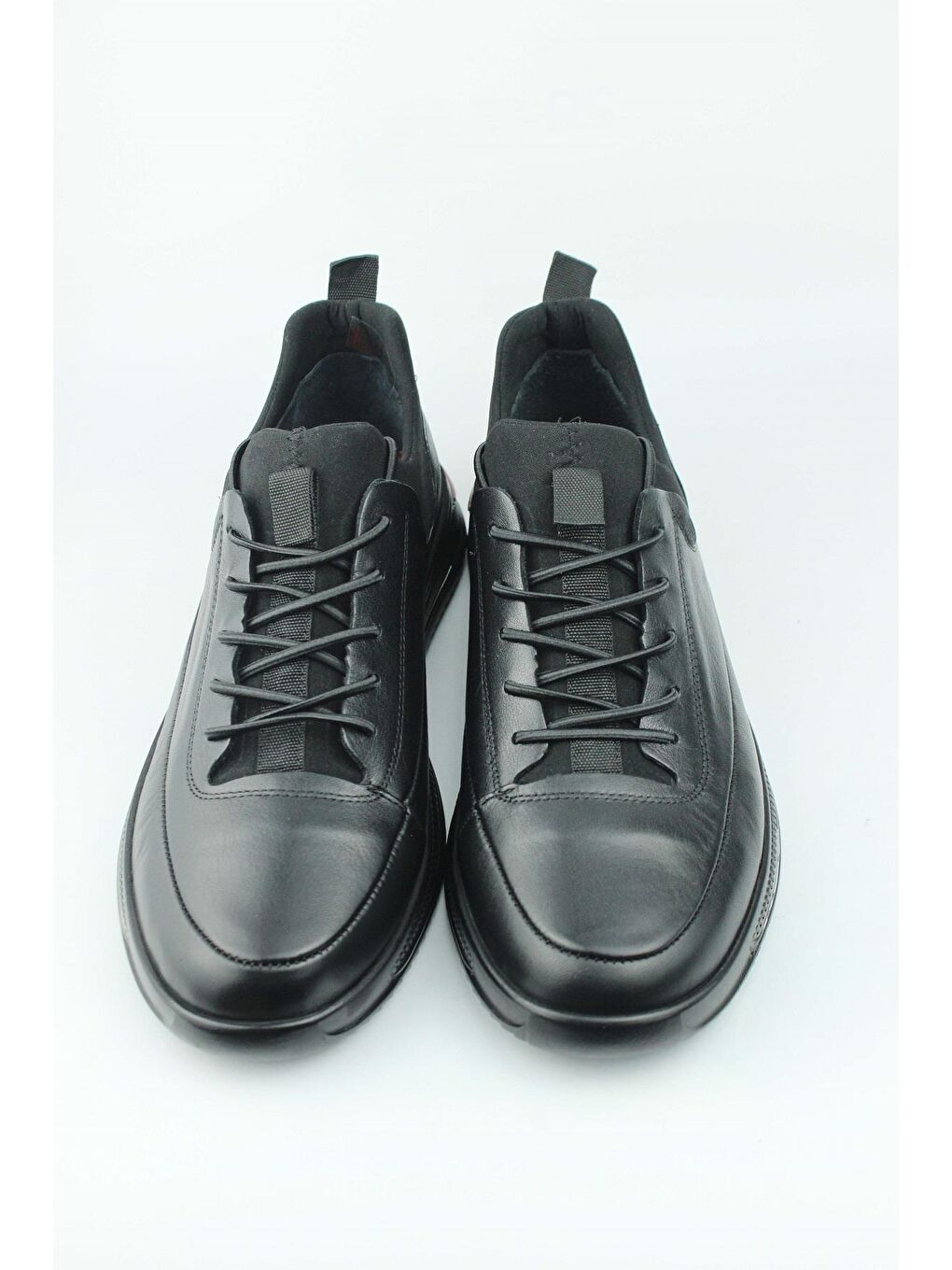 Siyah Legacy Hakiki Deri Lastik Bağcıklı Sneaker Erkek-3