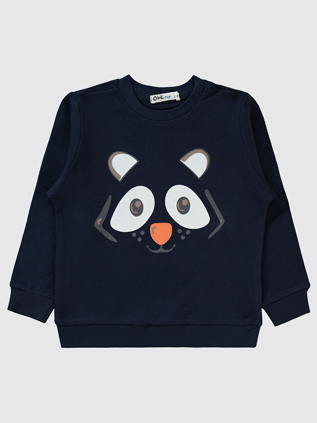 Boys Erkek Çocuk Sweatshirt 2-5 Yaş Lacivert
