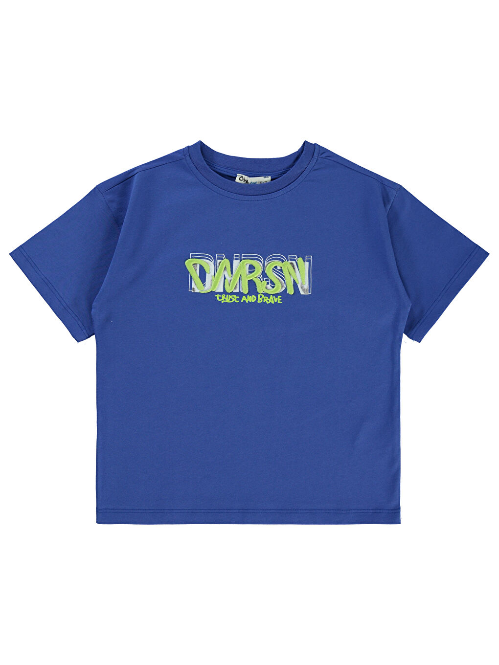 Boys Erkek Çocuk Tişört 10-13 Yaş Saks Mavisi
