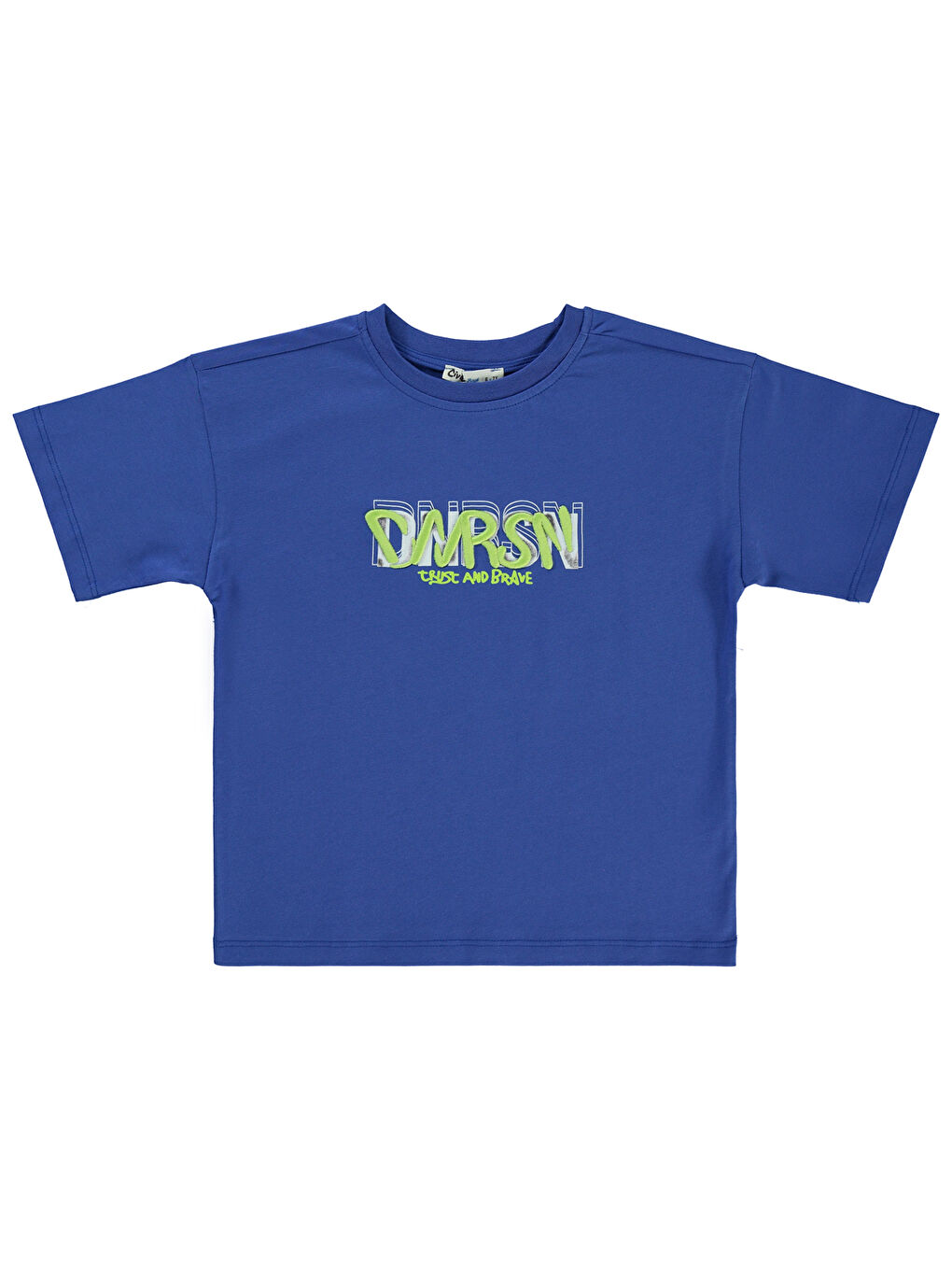 Boys Erkek Çocuk Tişört 10-13 Yaş Saks Mavisi-2