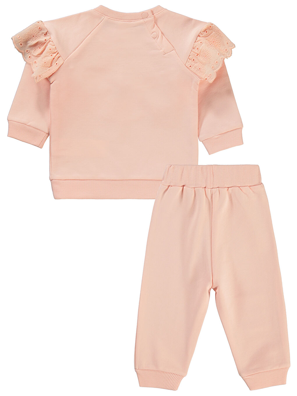 Pembe Baby Kız Bebek Takım 6-18 Ay Pudra-1