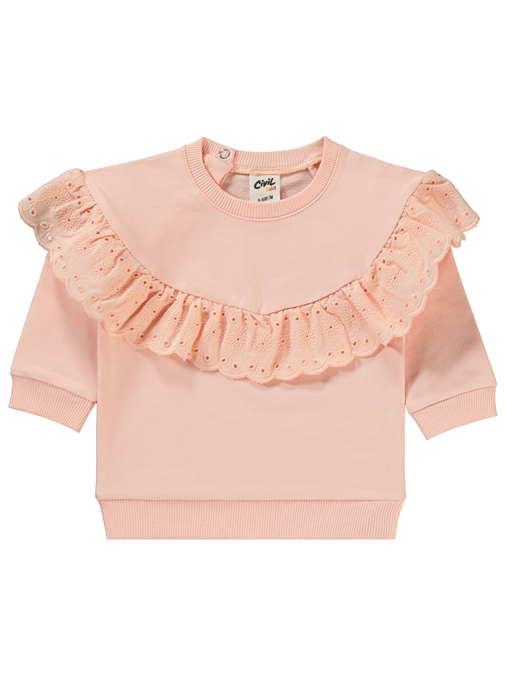 Pembe Baby Kız Bebek Takım 6-18 Ay Pudra-2