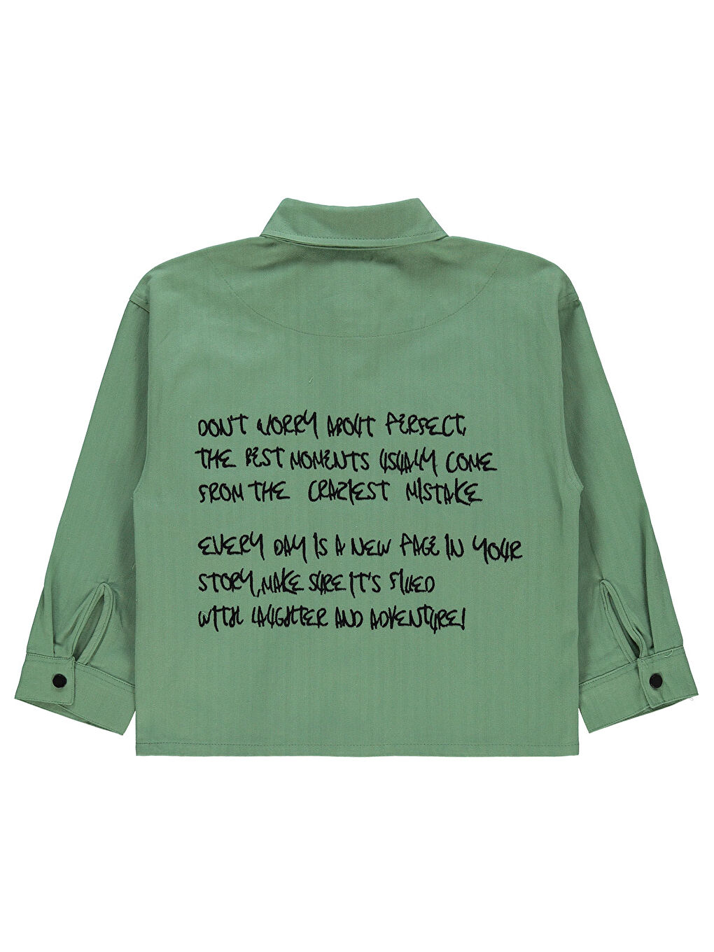 Boys Erkek Çocuk Gömlek 10-13 Yaş Açık Haki-1