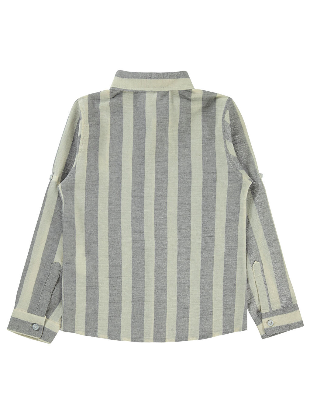 Boys Erkek Çocuk Gömlek 6-9 Yaş Gri-1