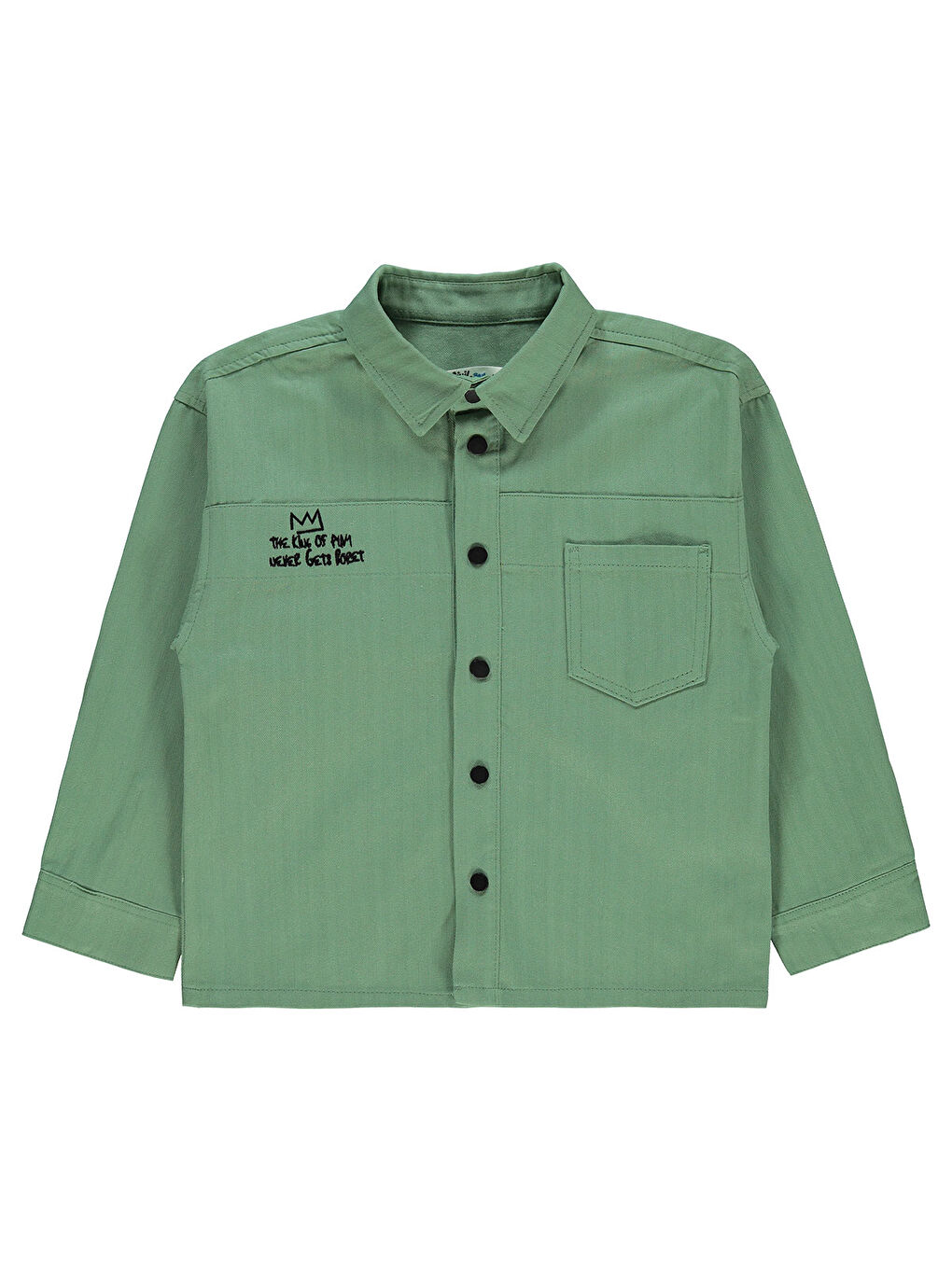 Boys Erkek Çocuk Gömlek 6-9 Yaş Açık Haki