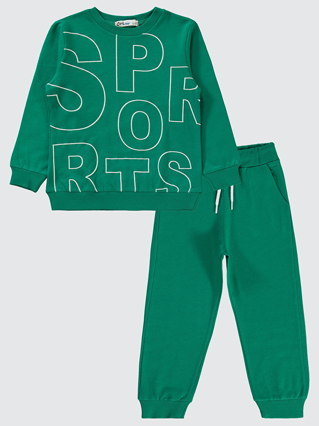 Erkek Çocuk Eşofman Takımı 2-5 Yaş Yeşil