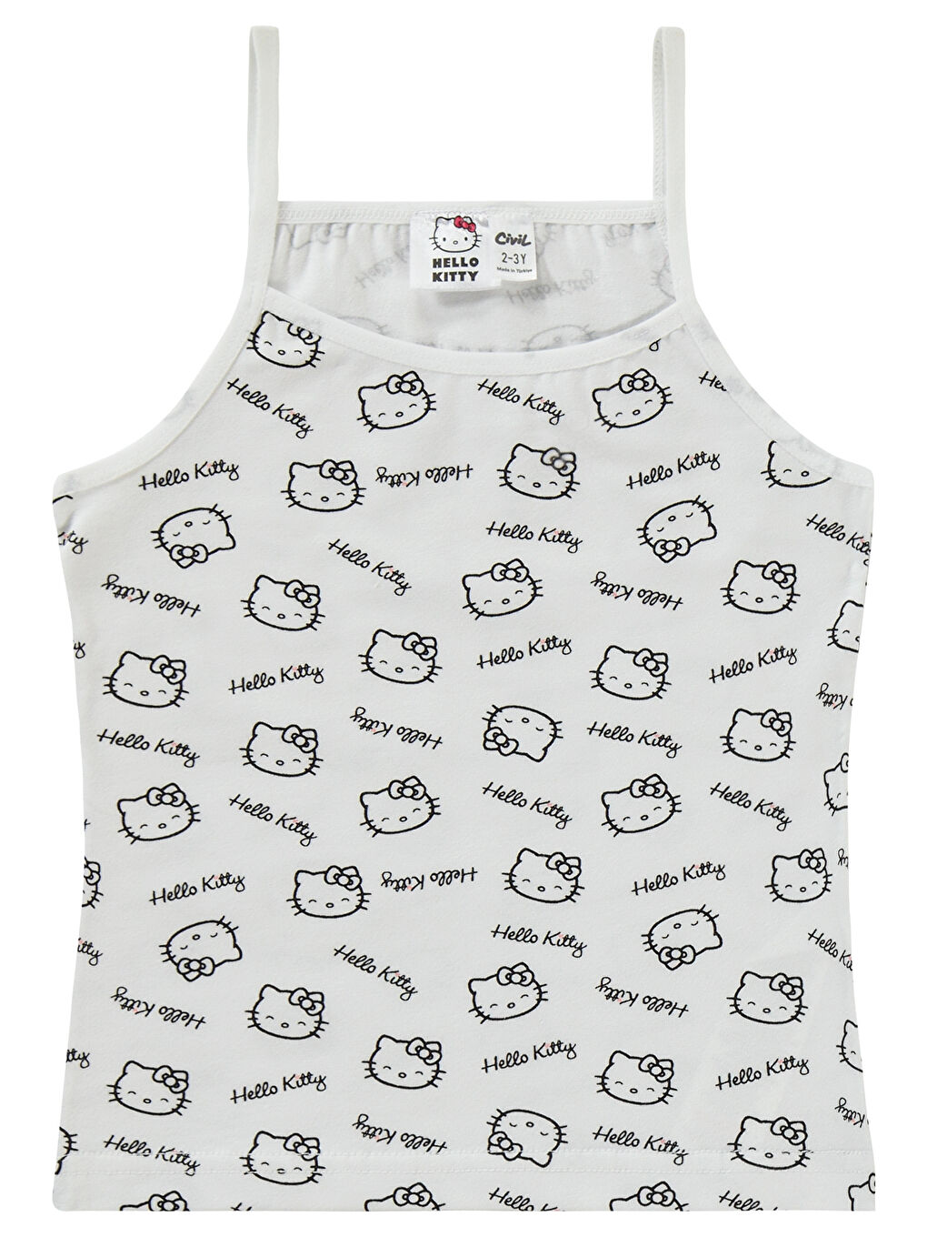 Hello Kitty Kız Çocuk 2'li Atlet Set 2-10 Yaş Pembe-2