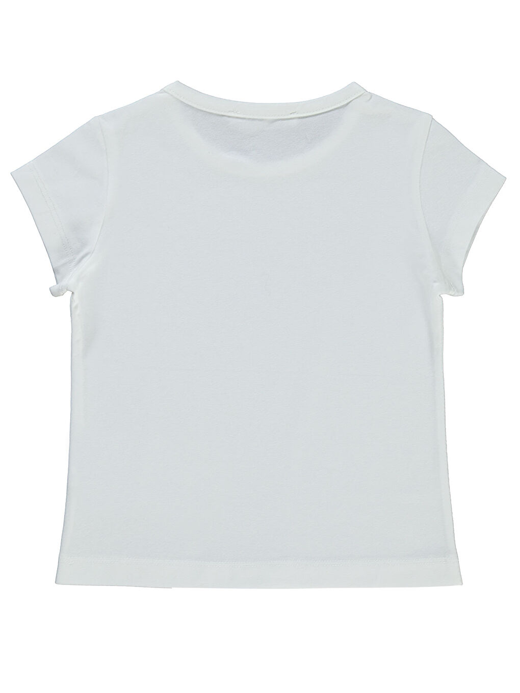 Girls Kız Çocuk Tişört 2-5 Yaş Beyaz-1