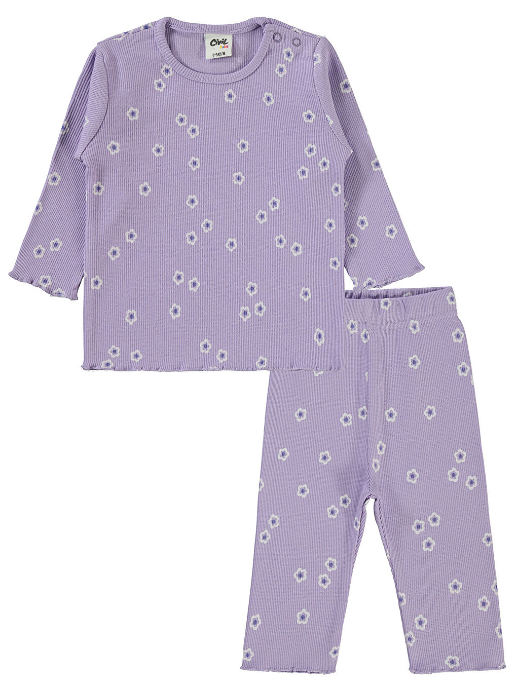 Baby Kız Bebek Takım 6-18 Ay Lila