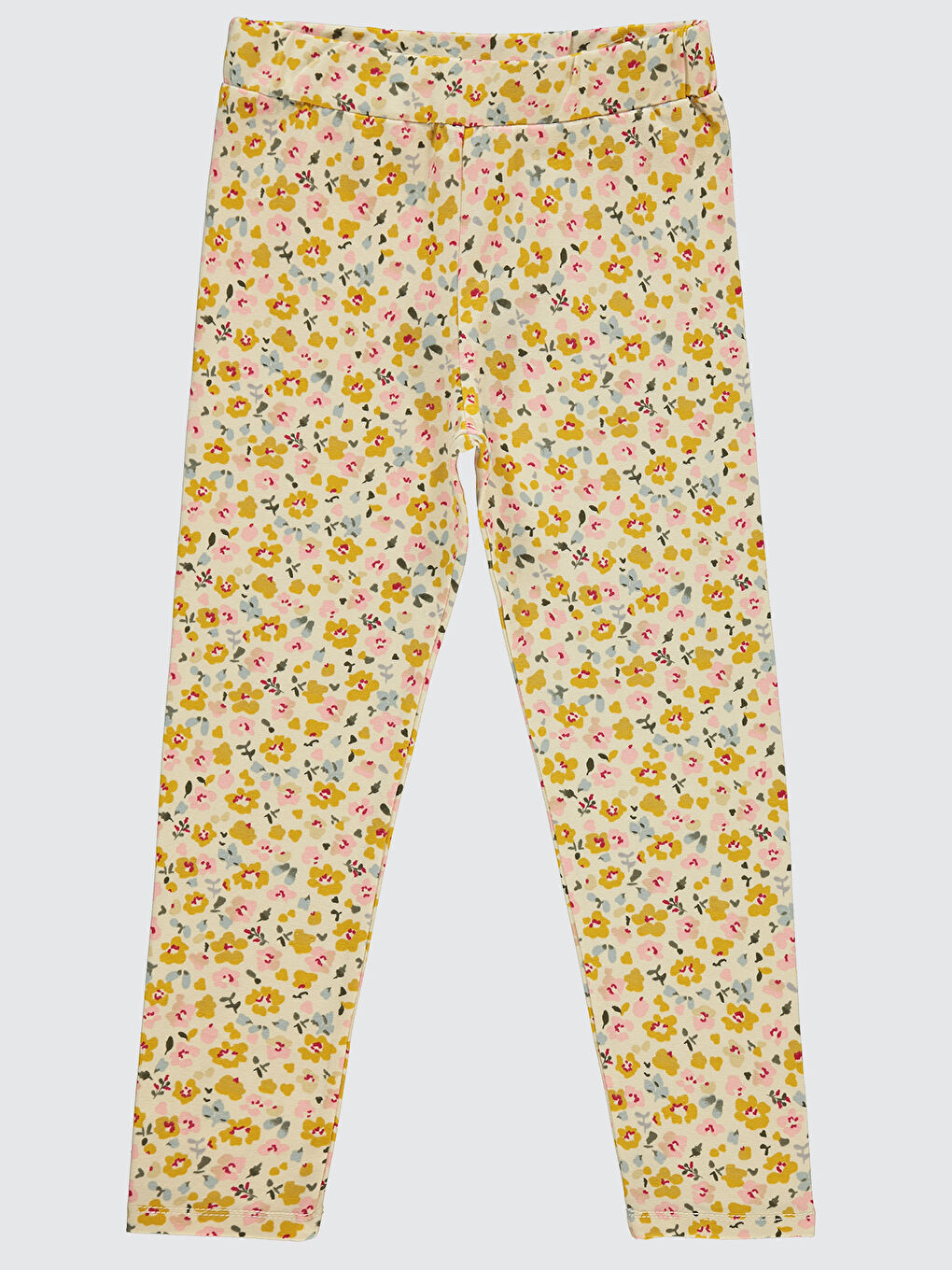 Beyaz Kız Çocuk Tayt 6-9 Yaş Tebeşir