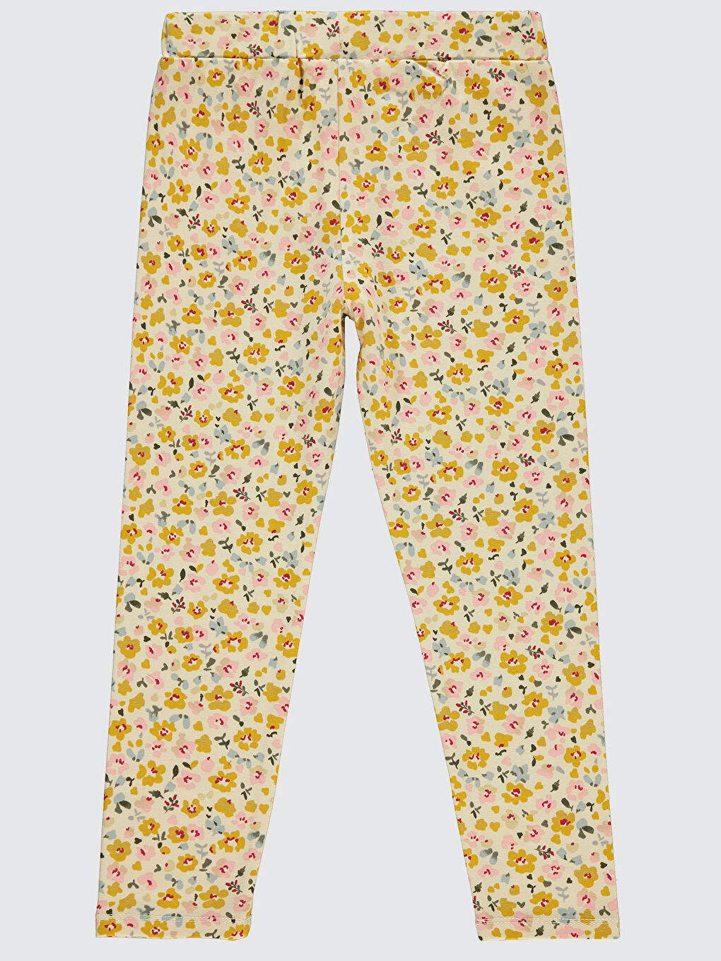 Beyaz Kız Çocuk Tayt 6-9 Yaş Tebeşir-1