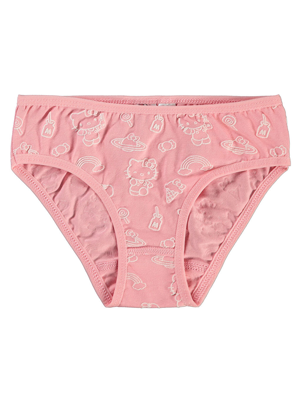 Hello Kıtty Kız Çocuk 2'li Külot Set 2-10 Yaş Pembe-1