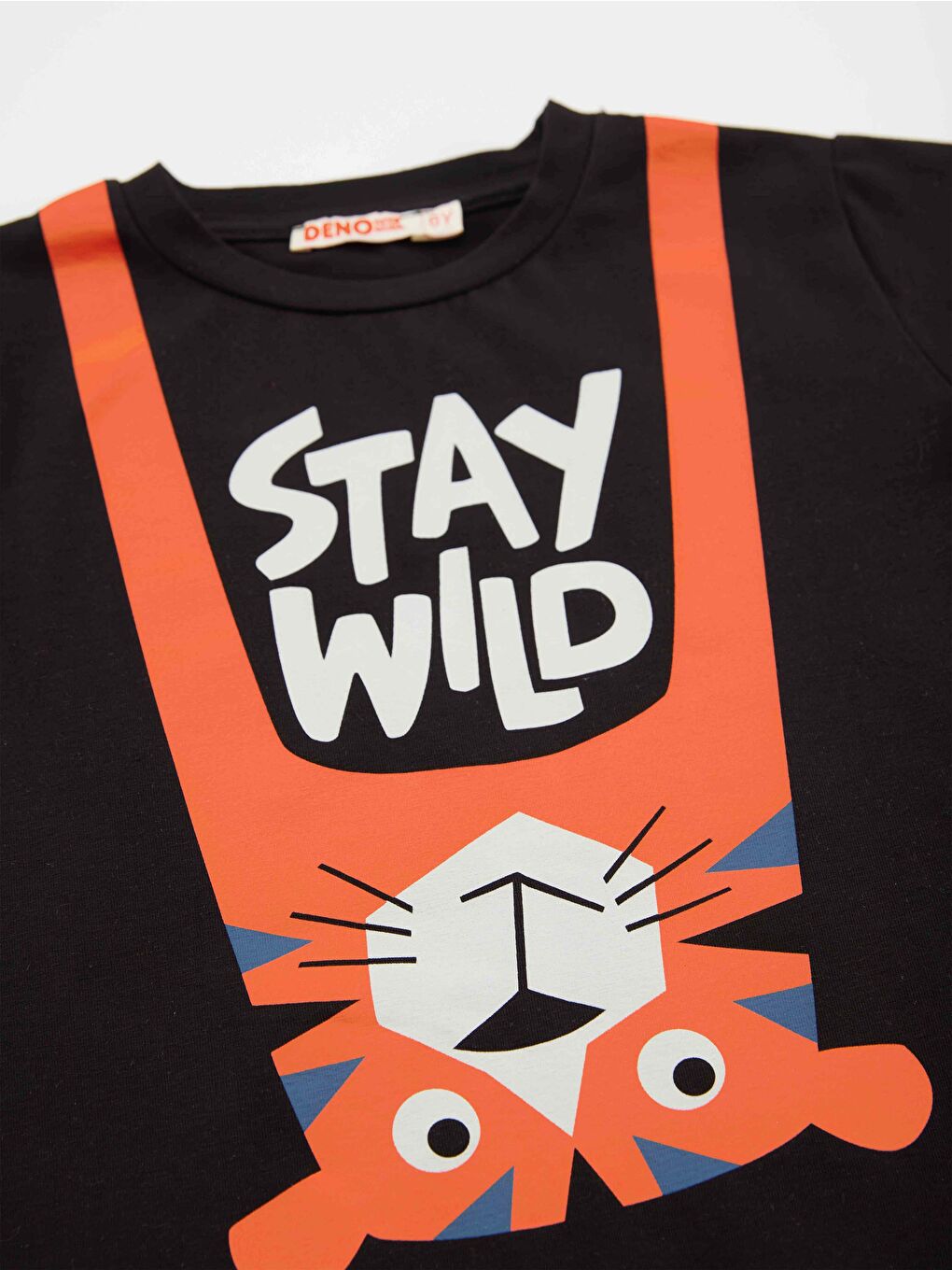 Denokids Karışık Stay Wild T-Shirt Kamuflaj Kapri Pantolon Takım - 4