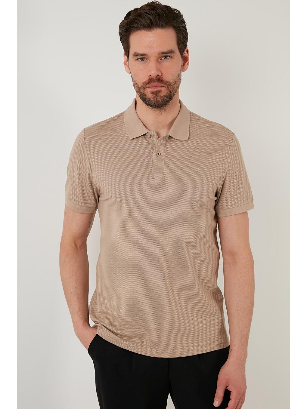 Buratti Kahverengi Regular Fit Pamuklu Düğmeli Polo T Shirt 5902326 - 2