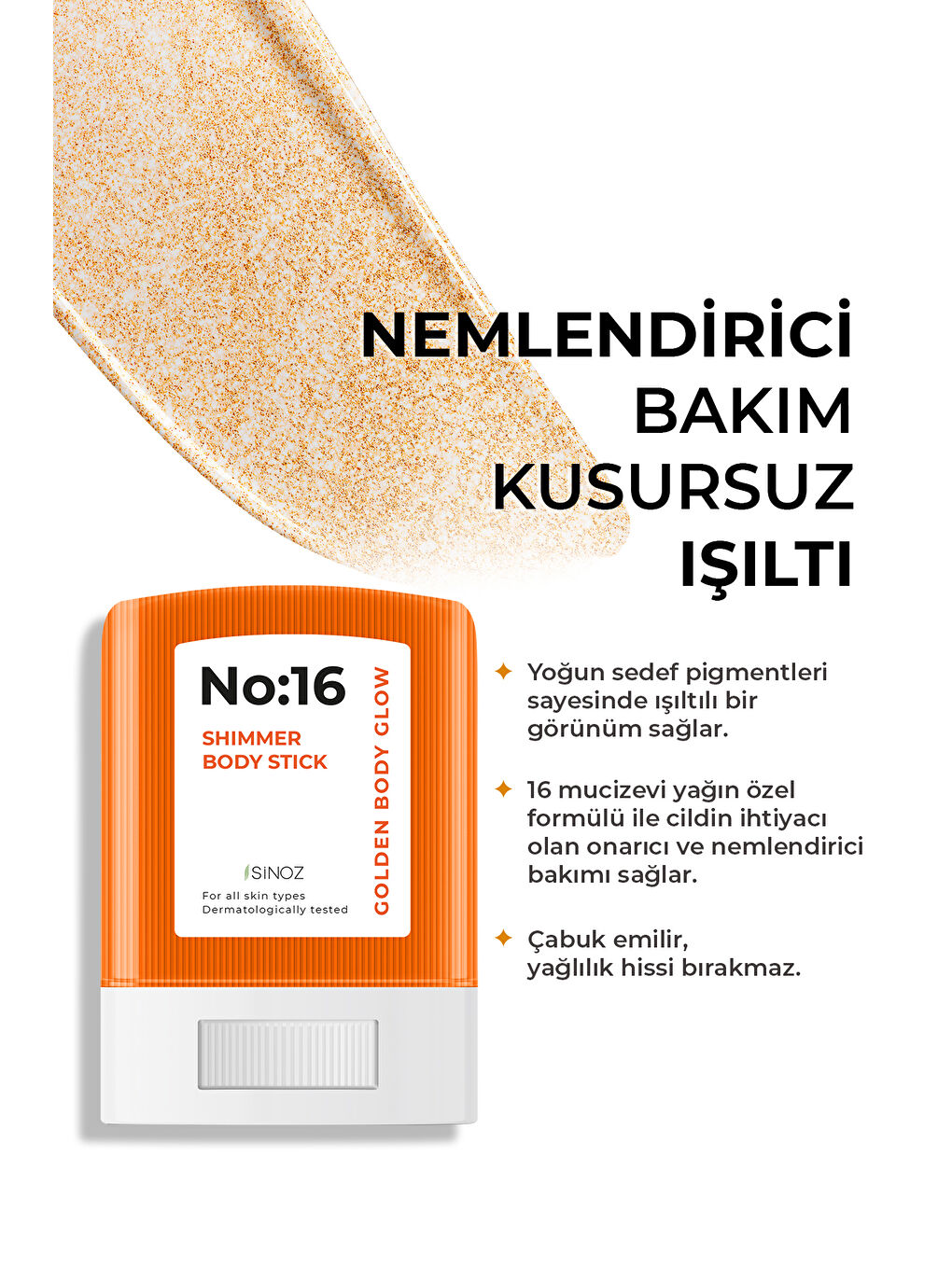 Sinoz No:16 Işılıtı Verici Mucizevi Stick 18 g - 1