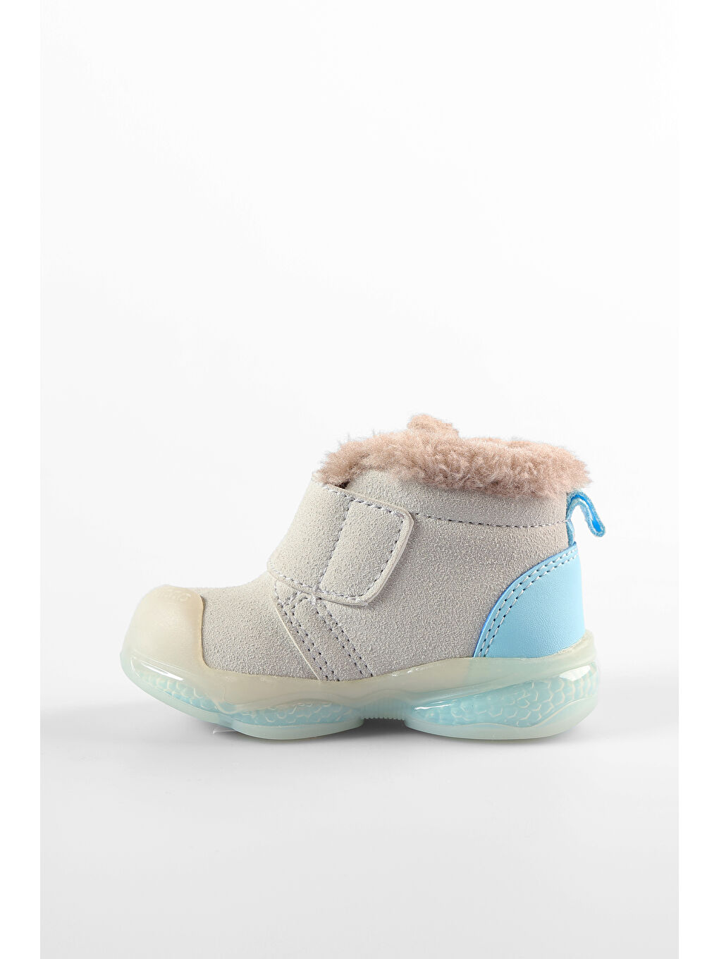 Mind Işıklı Erkek Bebek Gri Bot-2