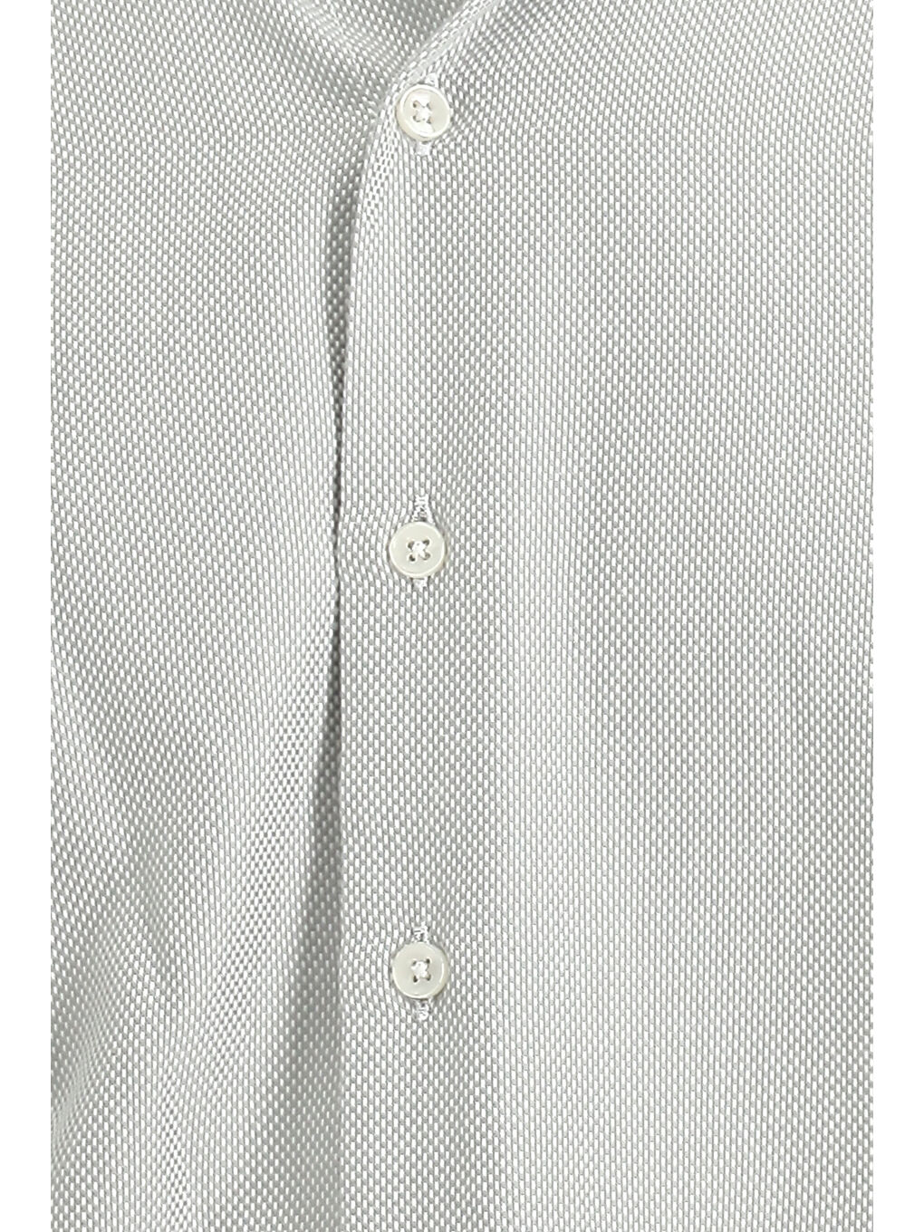 Gri Uzun Kol Regular Fit Desenli Pamuk Oxford %100 Pamuk Gömlek-5