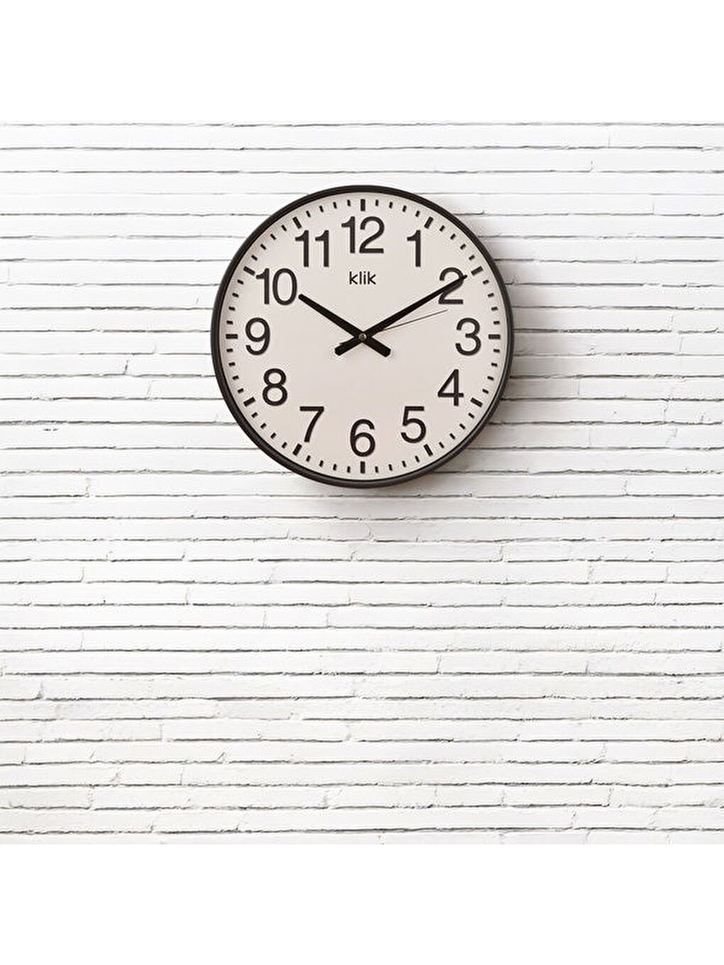 Simplex Duvar Saati - Siyah - 38 cm