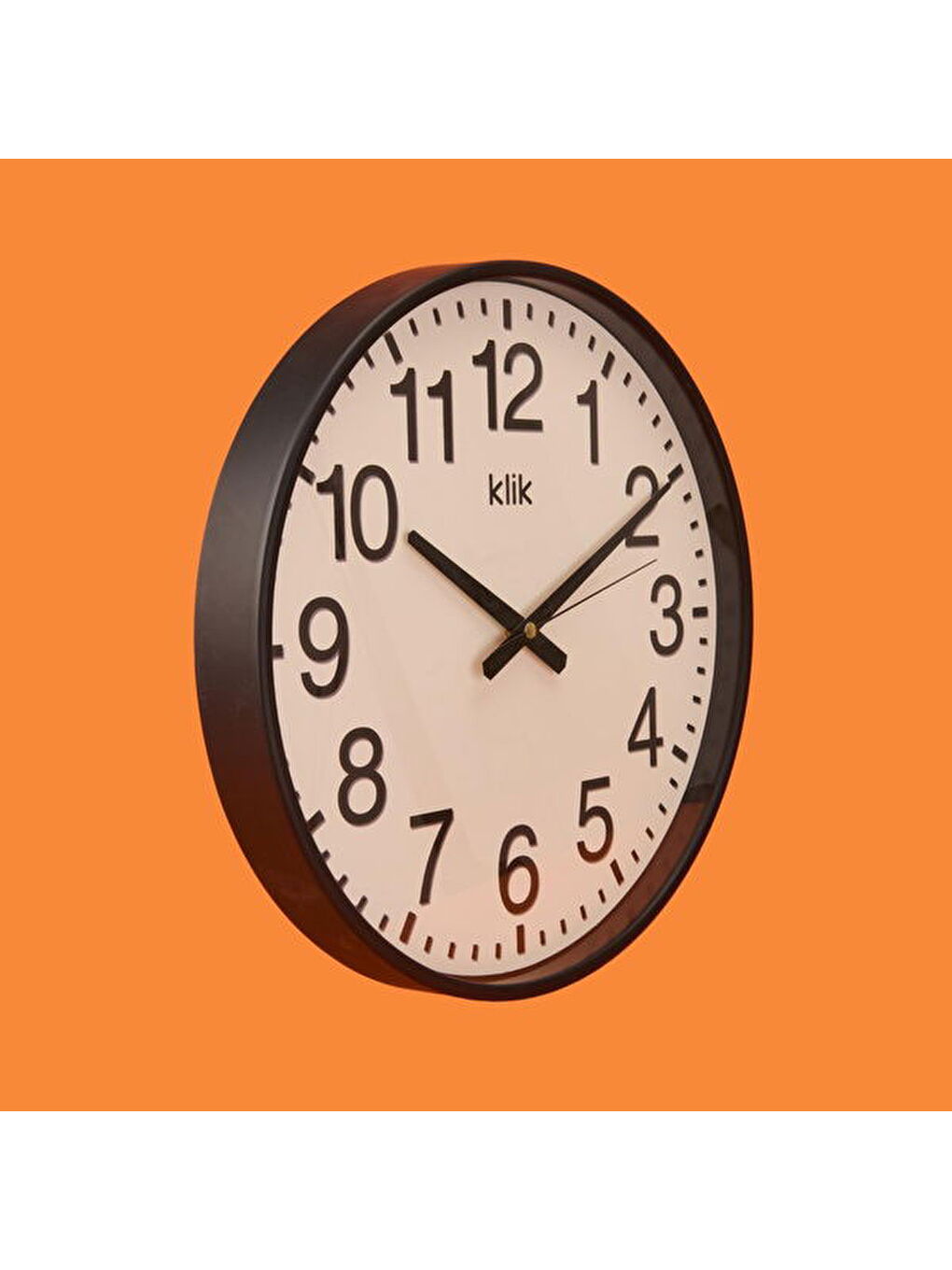 Simplex Duvar Saati - Siyah - 38 cm-6