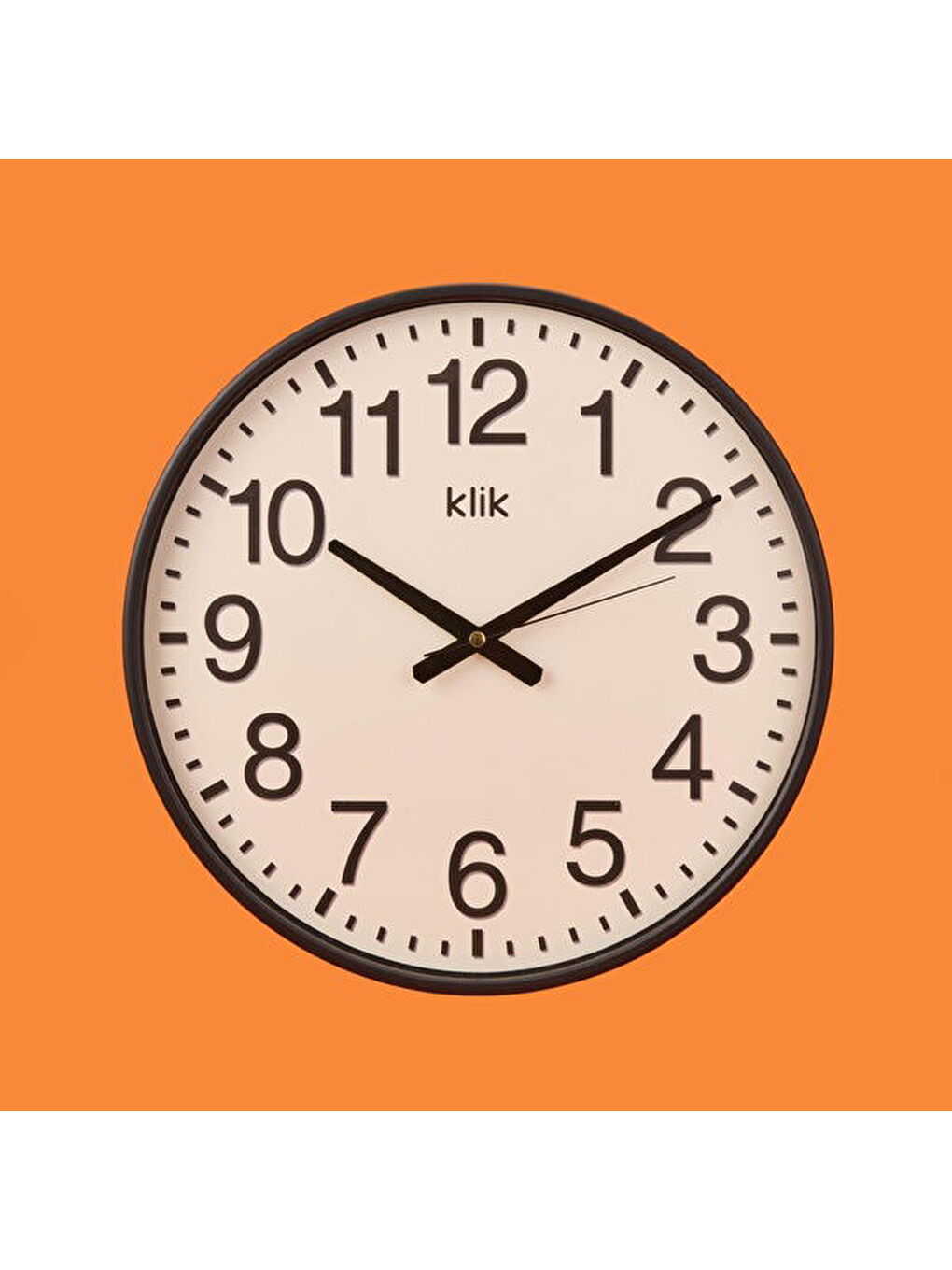 Simplex Duvar Saati - Siyah - 38 cm-7