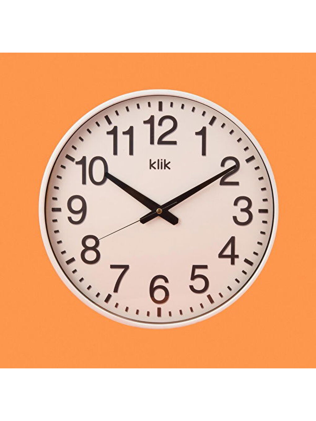 Simplex Duvar Saati - Beyaz - 38 cm-8