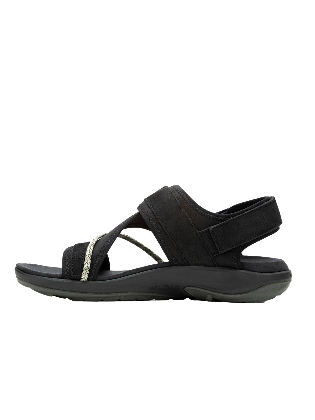 Siyah Terran 4 Backstrap Kadın Sandalet-2