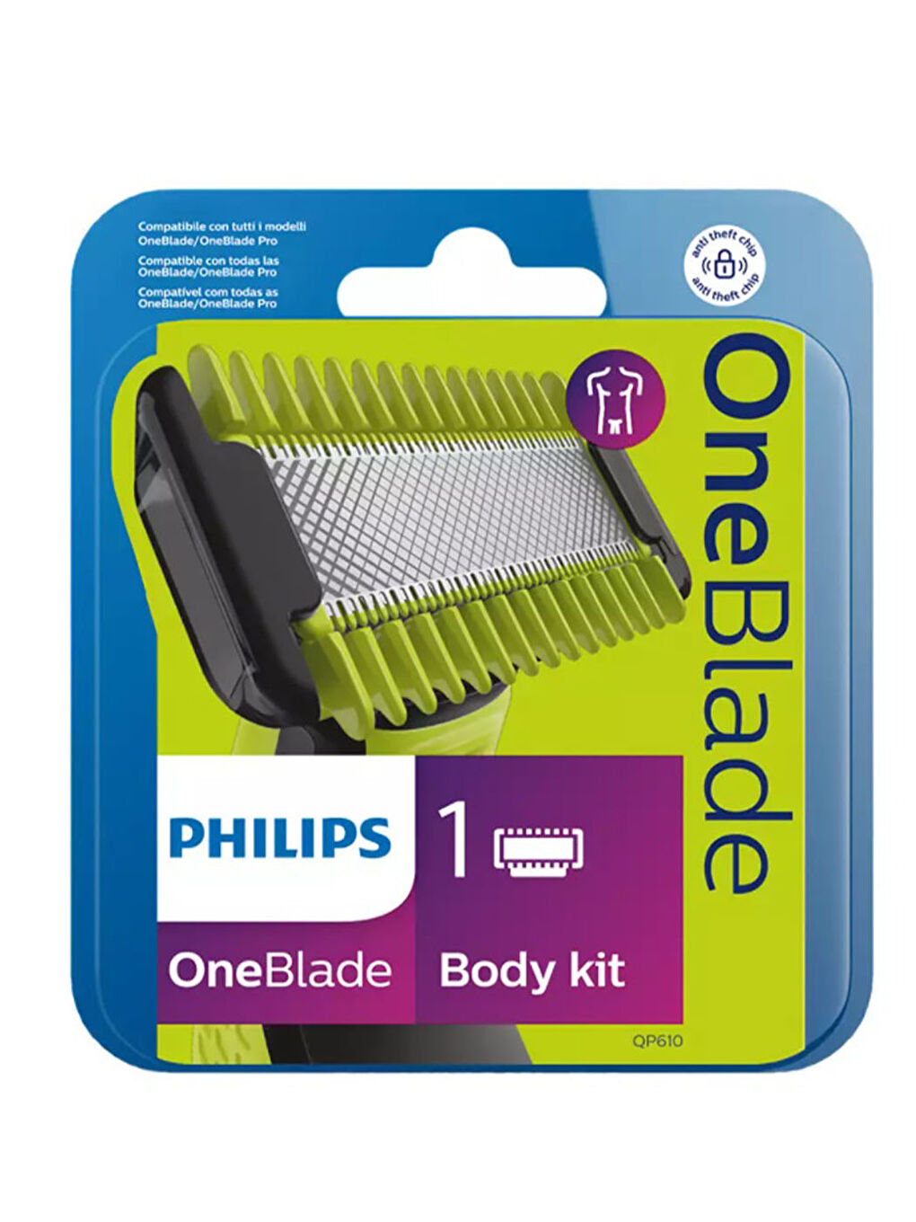 Philips Limon Yeşili QP610/50 Oneblade Vücut Kiti - 2