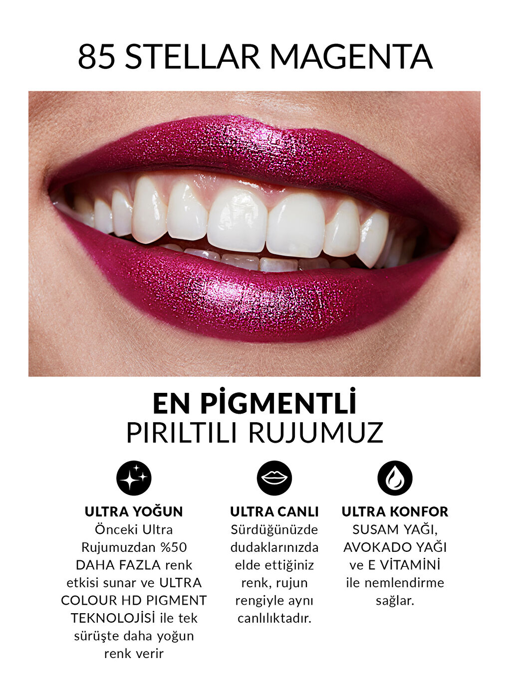 Ultra Shimmer Ruj - Stellar Magenta-1