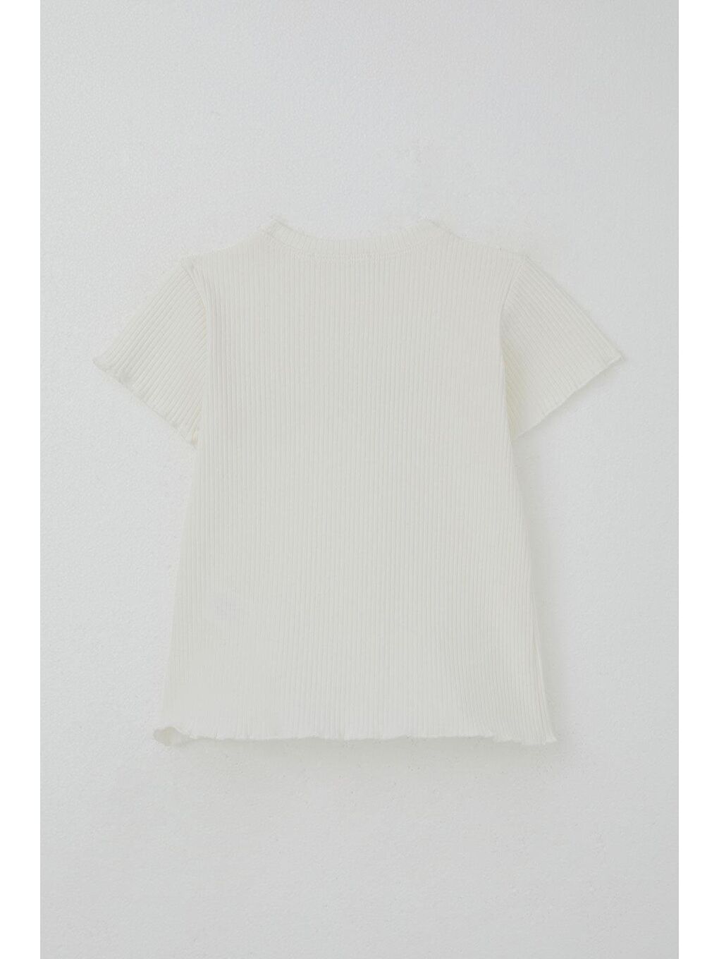 Kız Çocuk Taytlı Takım Simli Yazı Baskılı Ekru (1.5-5 Yaş)-5