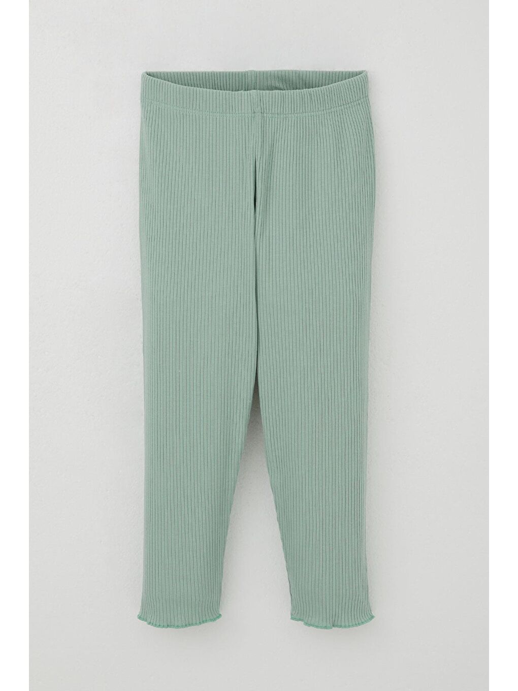 Kız Çocuk Taytlı Takım Simli Yazı Baskılı Mint Yeşili (1.5-4 Yaş)-4