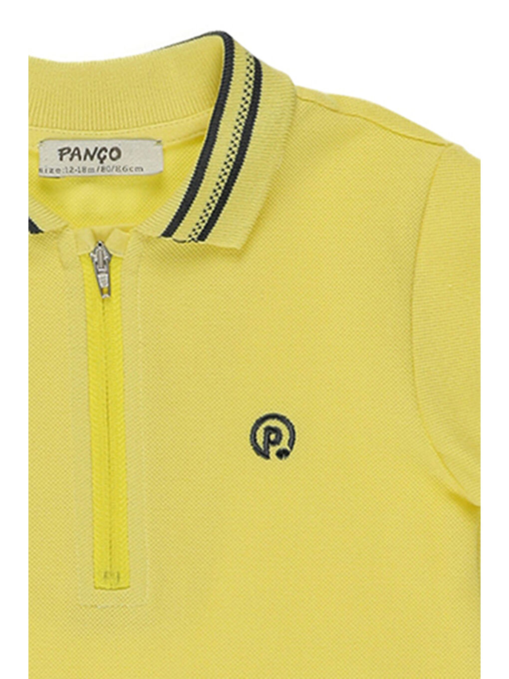 Erkek Bebek Sarı Polo Yaka Tişört-2