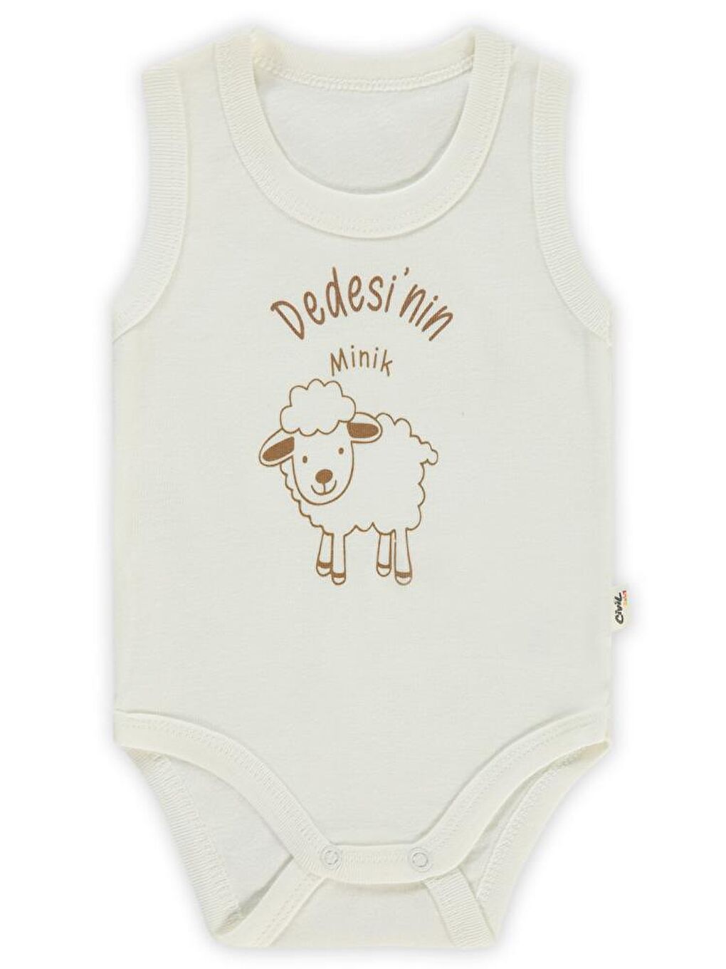 Baby Dedesi'Nin Minik Kuzusu Sfr.Kol1-36 Ay Çıtçıtlı Badi - Ekru 18-24 Ay-1