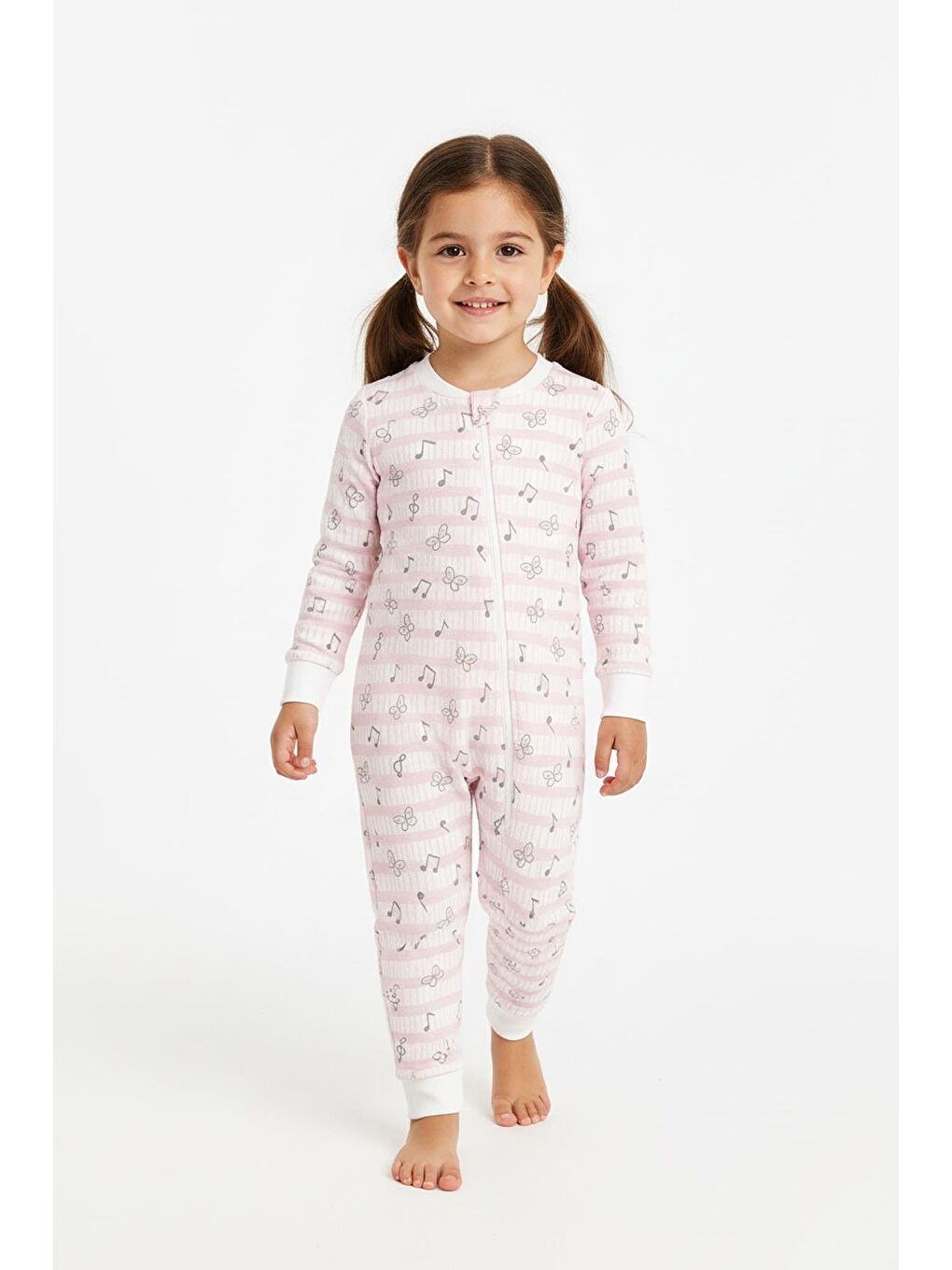 Unisex Çift Kat Pamuk Elyafsız Uyku Tulumu - Pembe