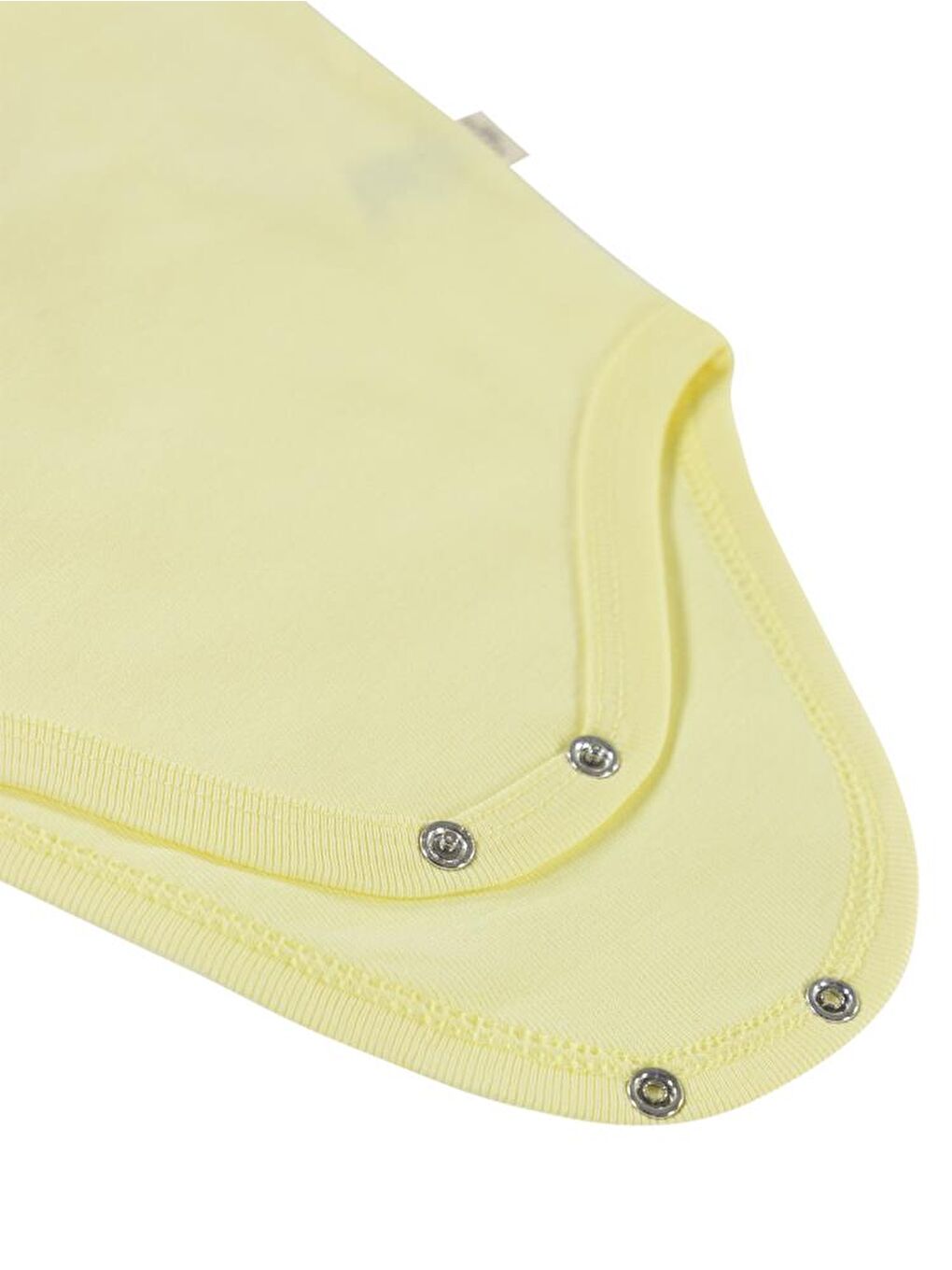 Baby Düz Renkli 1-3 Yaş Çıtçıtlı Badi - Sarı 24-36 Ay-2