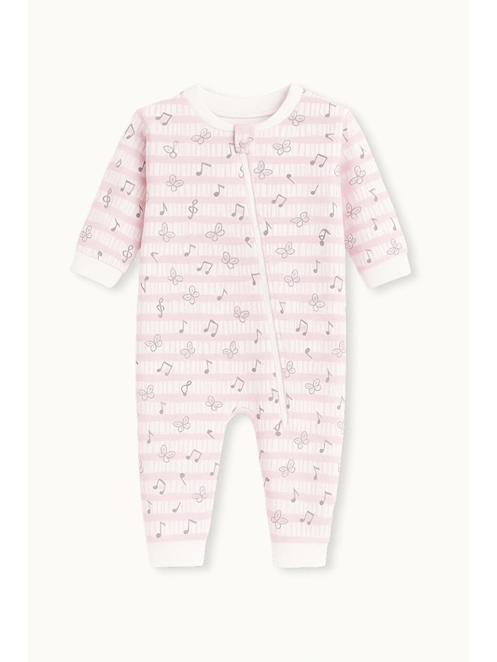 Unisex Çift Kat Pamuk Elyafsız Uyku Tulumu - Pembe-1