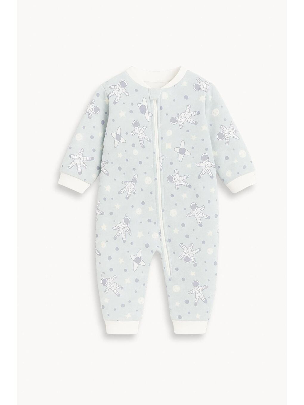 Unisex Çift Kat Pamuk Elyafsız Uyku Tulumu - Gri-1