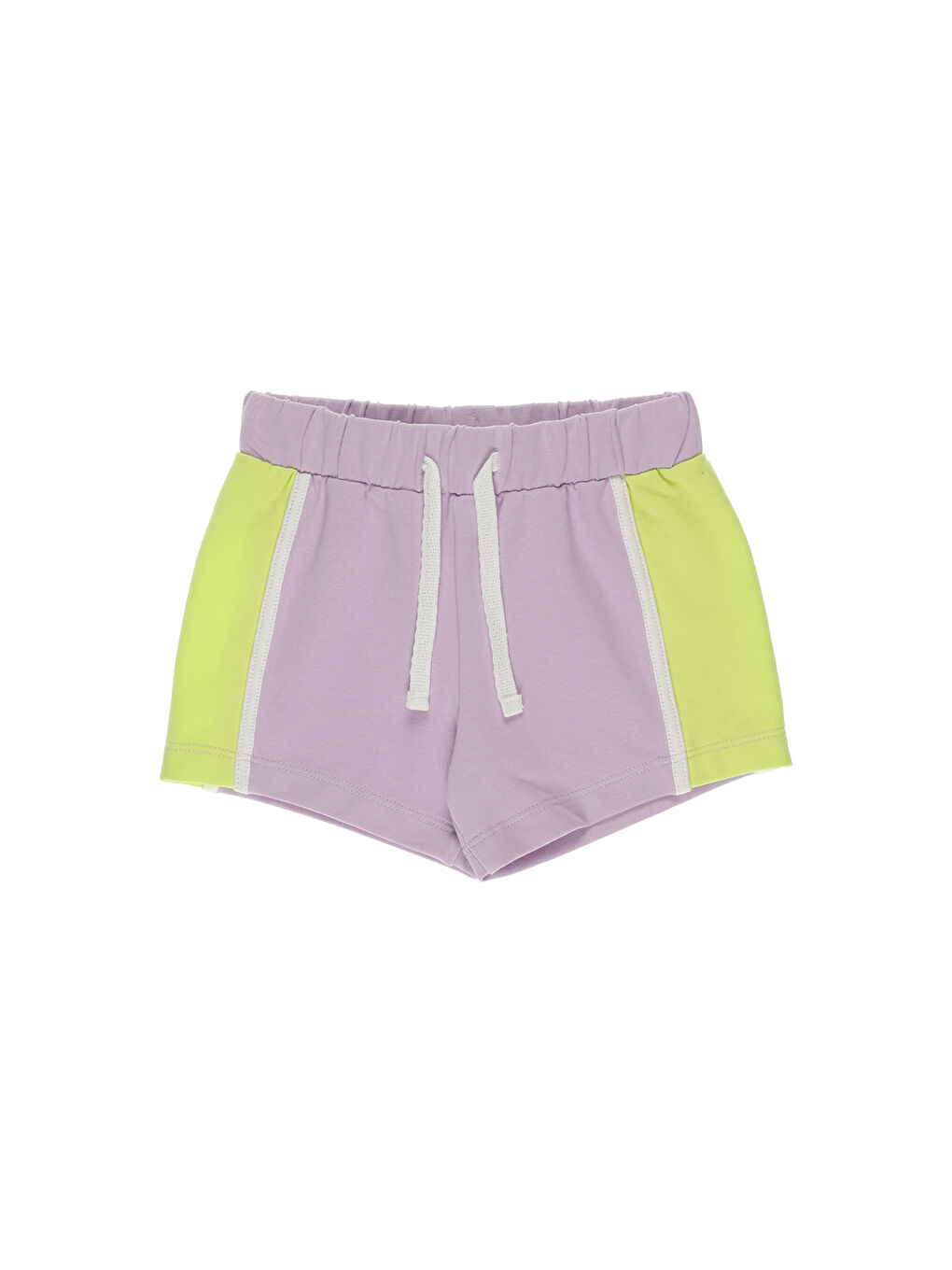 Lila Kız Bebek  Örme Şort