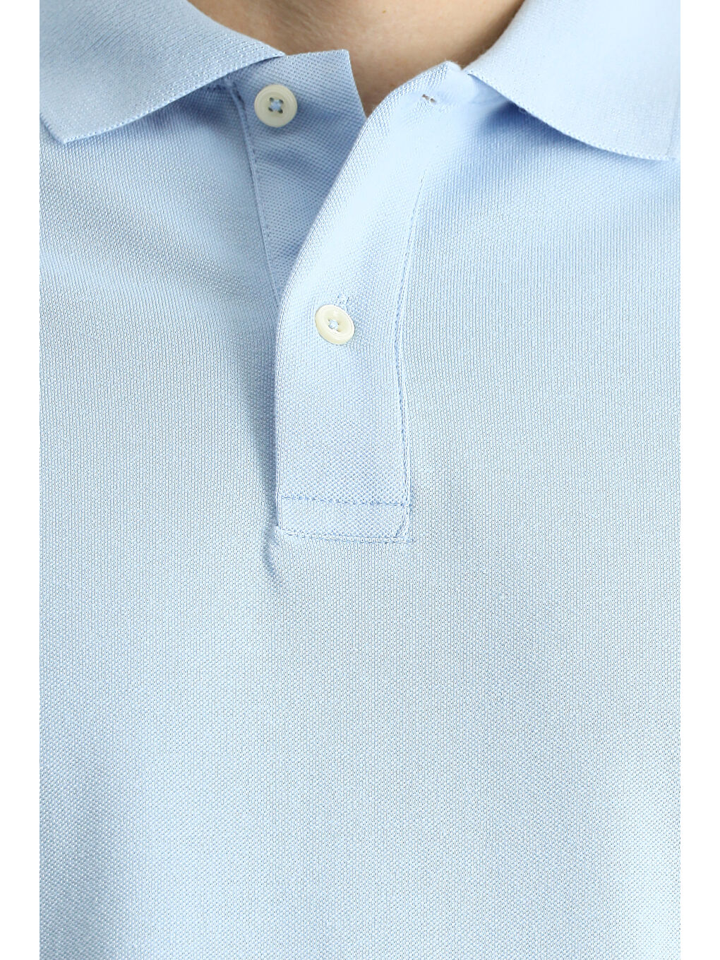 Mavi Slim Fit Dar Kesim Nakışlı Pamuk Polo Yaka %100 Pamuk Tişört-4