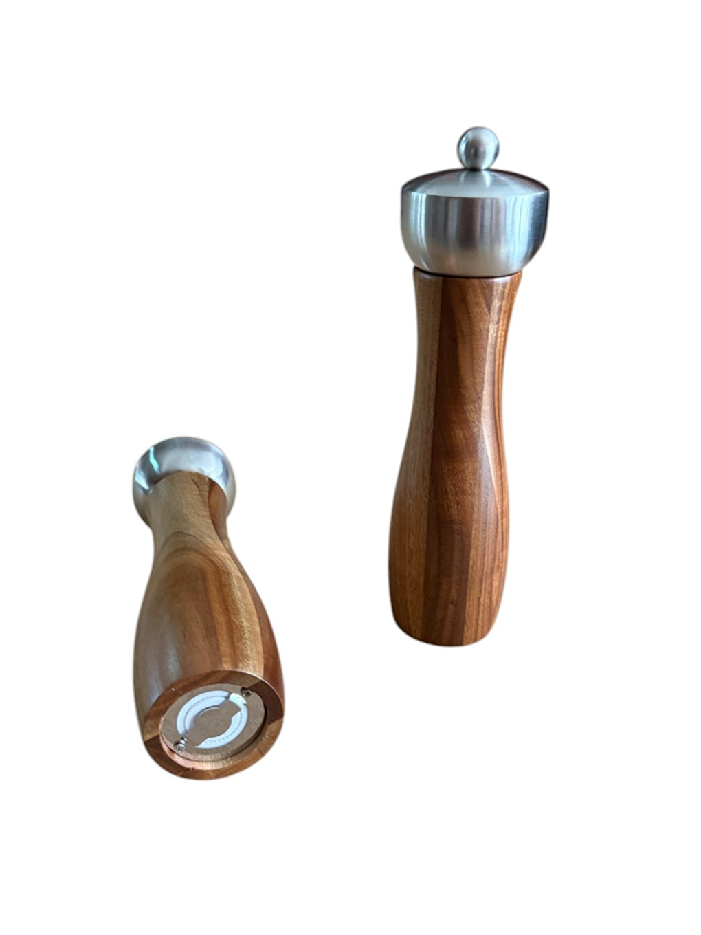 Kahverengi Akasya Komple Ahşap Baharat Öğütücüsü 21 cm2 Adet391-1