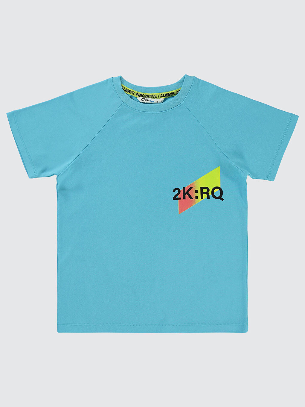 Erkek Çocuk Tişört 10-13 Yaş Turkuaz