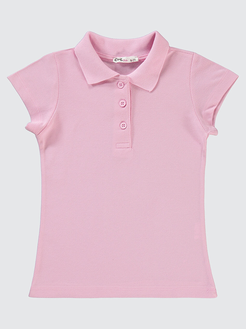 Girls Kız Çocuk Tişört 6-9 Yaş Pembe