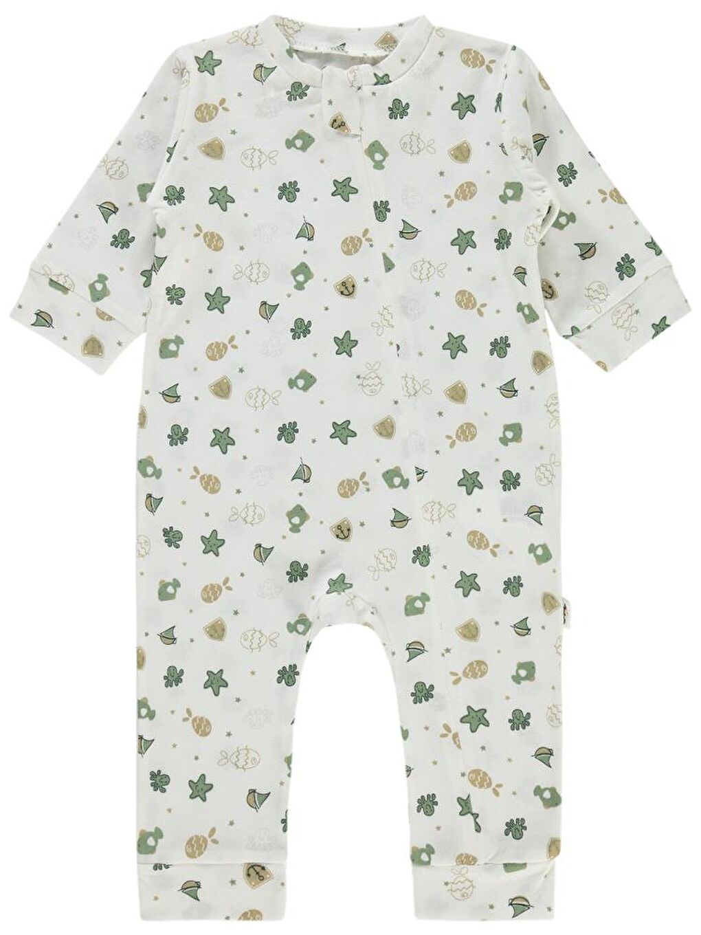 Baby Deniz Hayvanları 3-18 Ay Tulum - Ekru 18-24 Ay