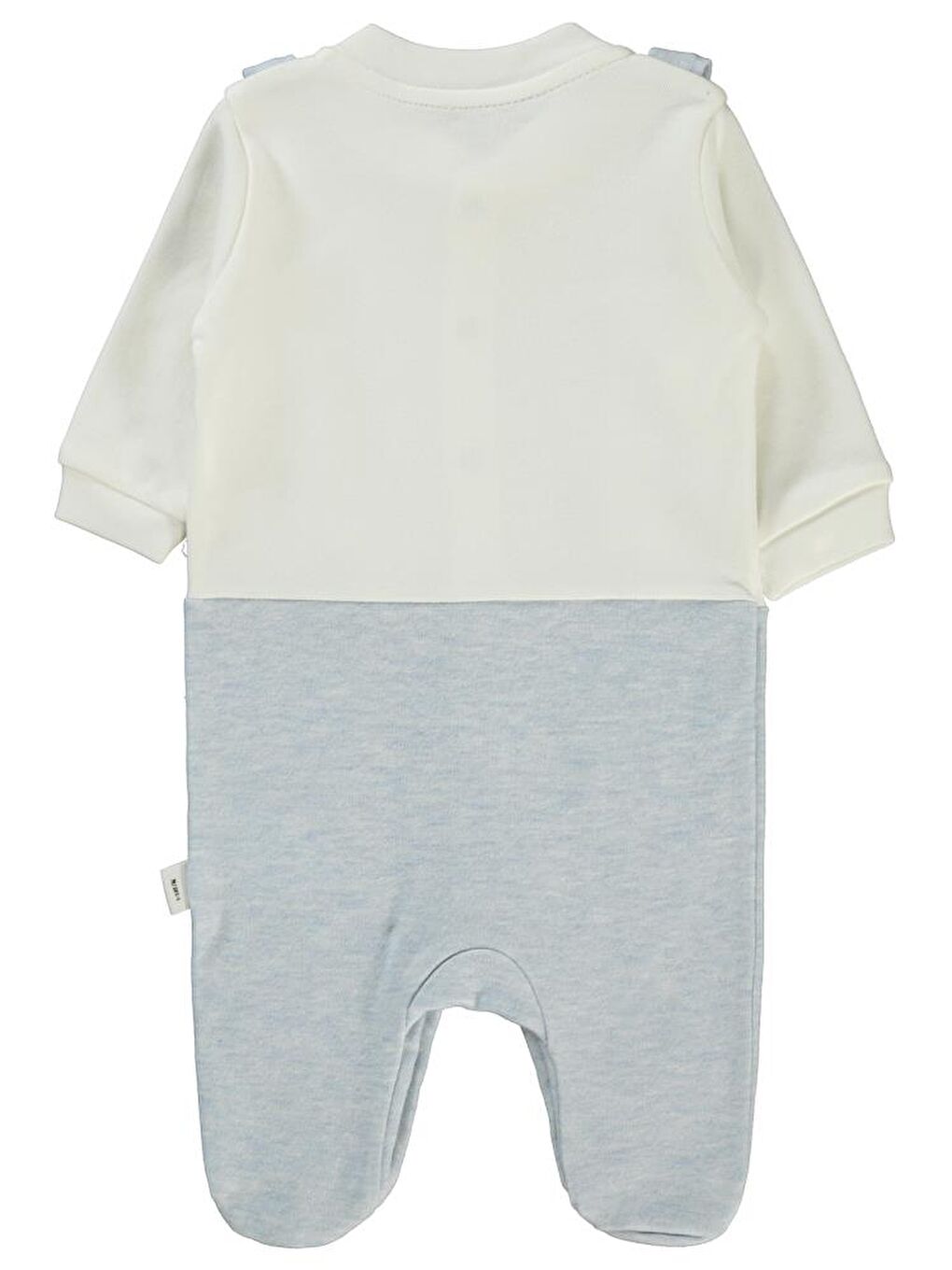 Baby Askılı Papyonlu1-9 Ay Tulum - Mavi 9-12 Ay-1