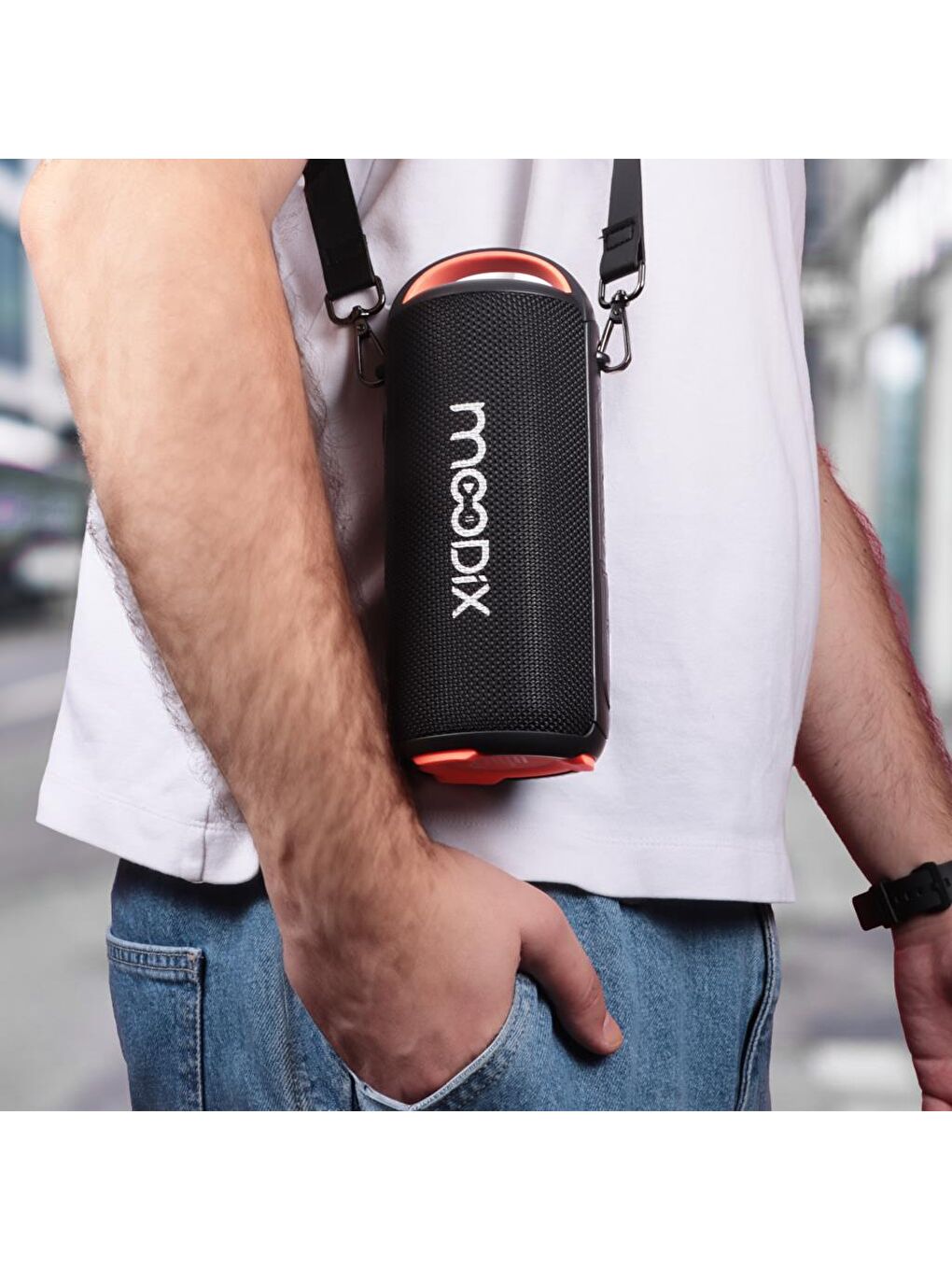 Moodix KI23KS162 Bluetooth Hoparlör Siyah 10W*2 IPX6 Suya Dayanıklı - 5